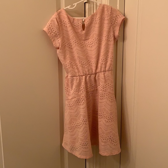 Lily rose peach girls size 10 dress - Picture 4 of 5